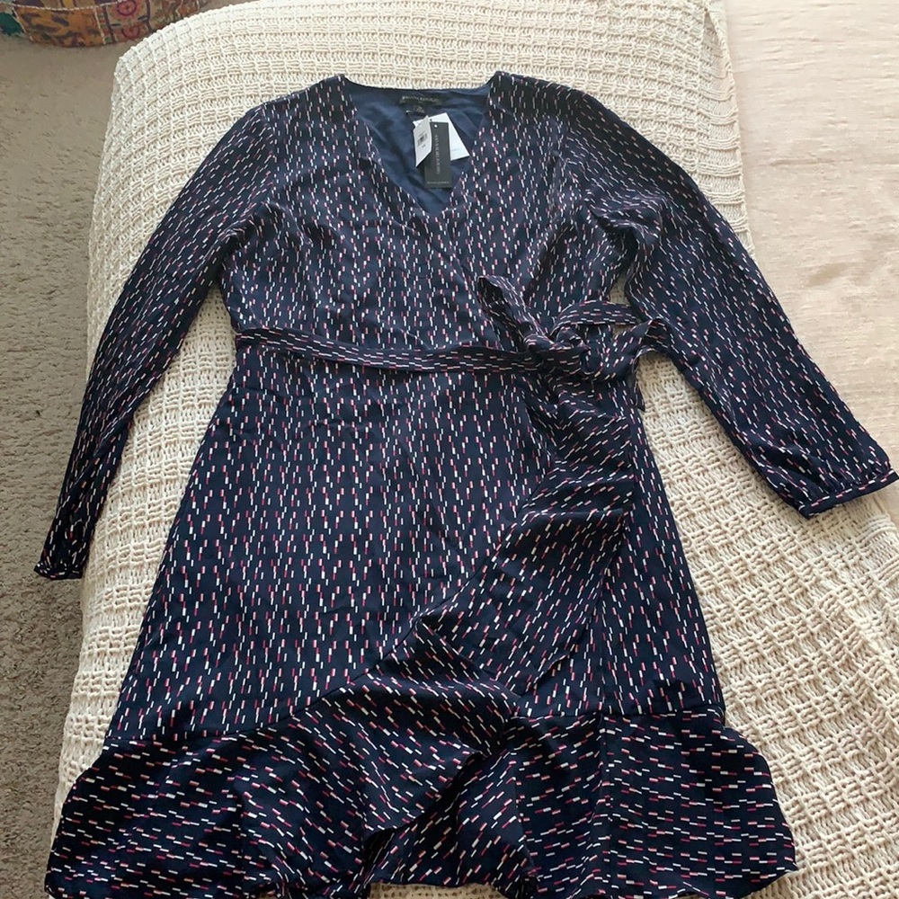 Banana Republic Wrap Dress with Ruffles